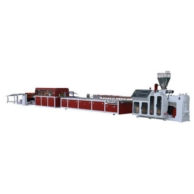 JWELL Double Screw WPC PVC Extrusion Machine قاب پنجره ماشین درب سازی