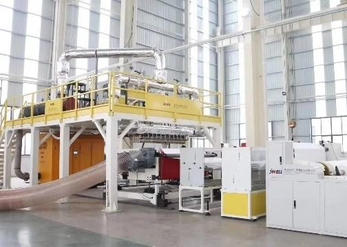 JWELL Machinery Hot Mask Material تک پیچ PP ذوب تولید شده تولید خط غیر بافته شده