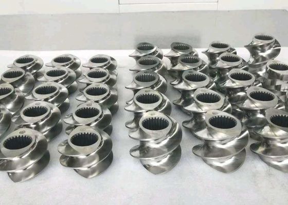 ماشین توله ای WPC پیچ دوقلوی موازی