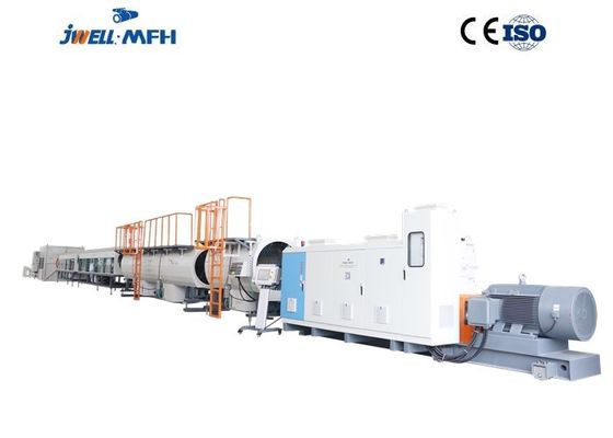 110kw PP PE دستگاه اکستروژن لوله برای محافظت از کابل مایع شیمیایی