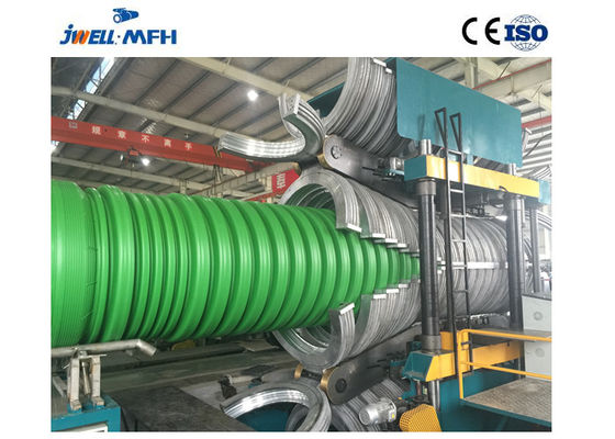 دستگاه اکستروژن لوله Dwc راه راه دو جداره HDPE PP