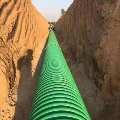 عمودی لوله لوله دو جداره HDPE PP DWC