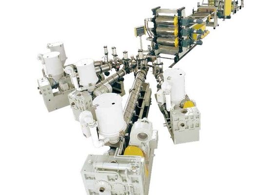 Co Extruder PP EVA EVOH PE Ps دستگاه اکستروژن ورق
