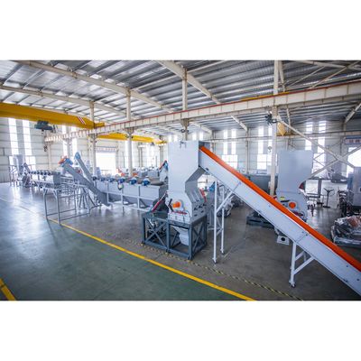 ماشین لباسشویی خرد کن بطری های PET JWELL CE 2000kg / H با مجموعه دمنده