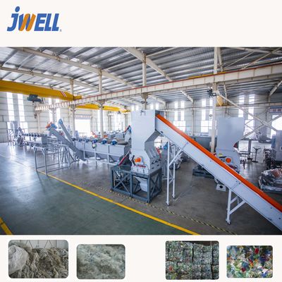 ماشین آلات بازیافت زباله های پلاستیکی ماشین لباسشویی خرد کن بطری های PET 1000kg / H