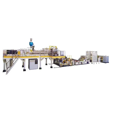 خط اکستروژن ورق اکسترودر دو پیچ PET PLA